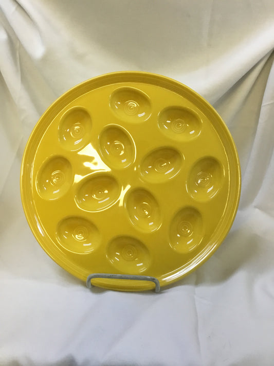 Fiestaware Egg Plate