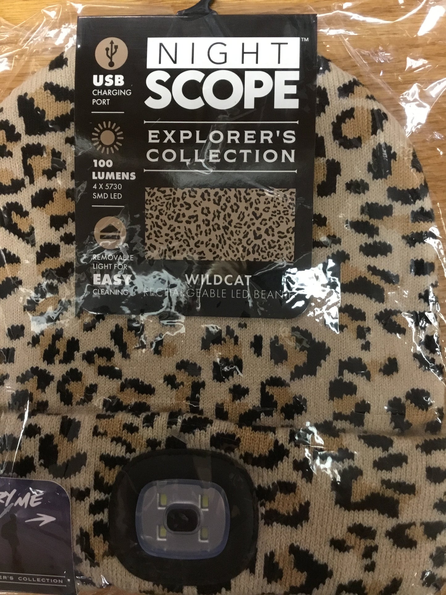 Night Scope Rechargeable LED Beanie