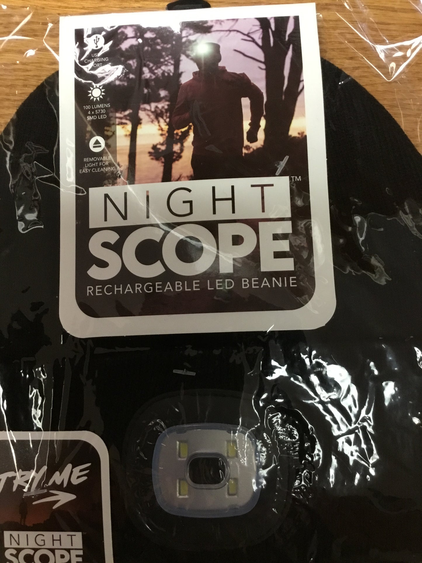 Night Scope Rechargeable LED Beanie