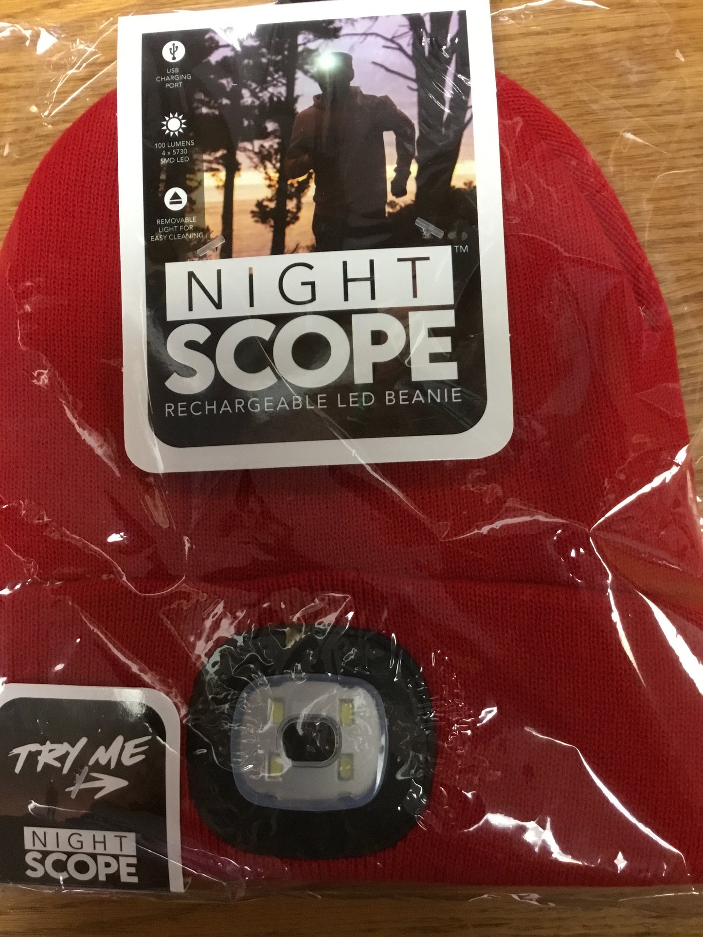 Night Scope Rechargeable LED Beanie